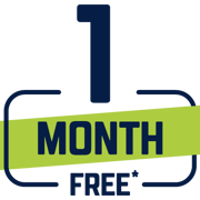 1 month free