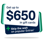Get up to $650 in gift cards*
